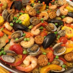 Paella seafood mixta spanish meat dish wallpaper demonstration le pc tarasmulticulturaltable wallpapers