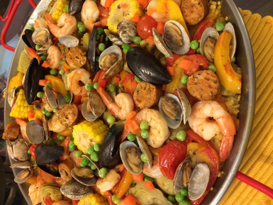 Paella seafood mixta spanish meat dish wallpaper demonstration le pc tarasmulticulturaltable wallpapers