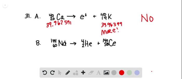 Decay calculation